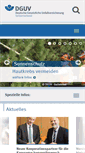 Mobile Screenshot of dguv.de